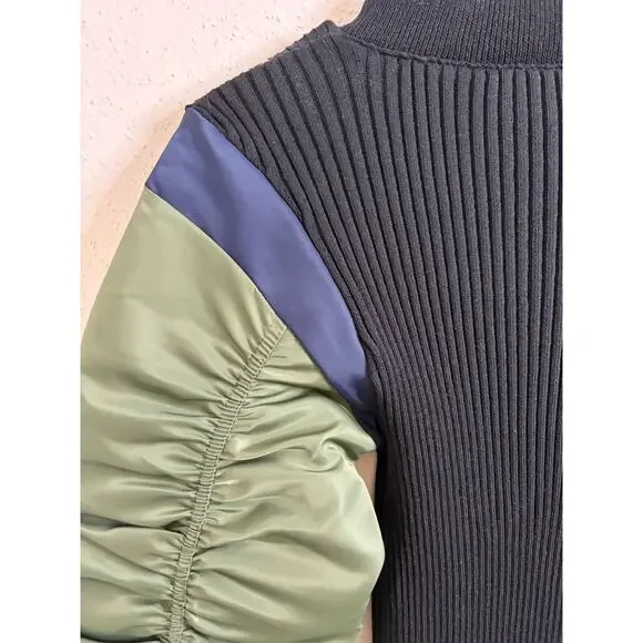 NWT Zara Body Con Ribbed Midi Dress Sz S - Picture 5 of 9